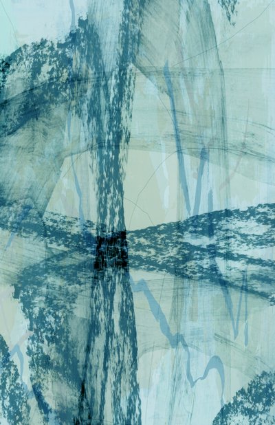 Strukturiertes Blaues Abstrakt von cartissi