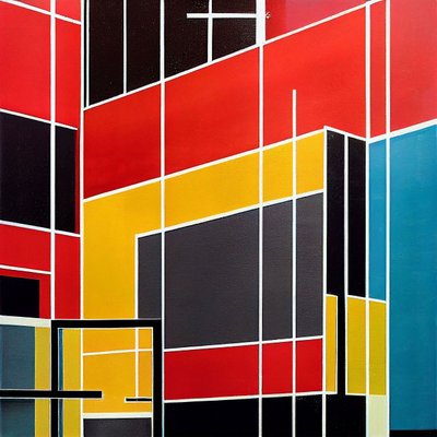 Geometrische architektonische Formen von F. Abderrahim