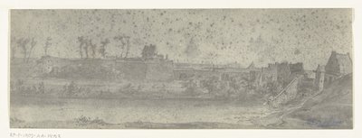 Ansicht von Maastricht, 1672 von frères Moreau