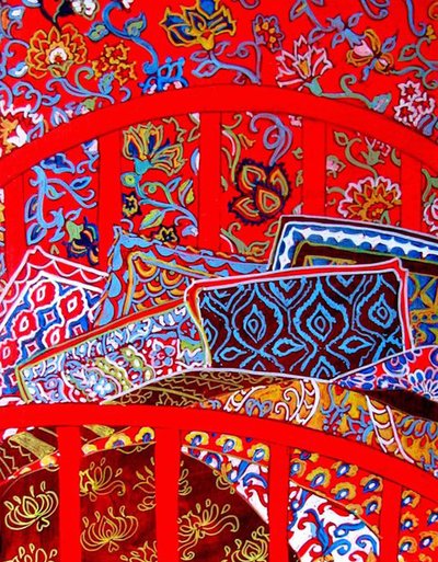 Schlafenszeit mit Rot, 2015 von linda arthurs
