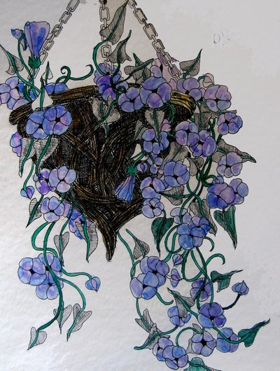 Hängende Blumen von linda arthurs