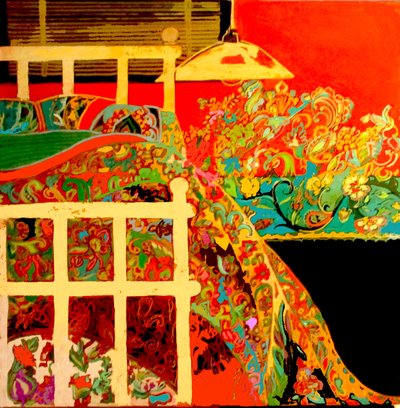 Winter Schlafzimmer, 2017 von linda arthurs