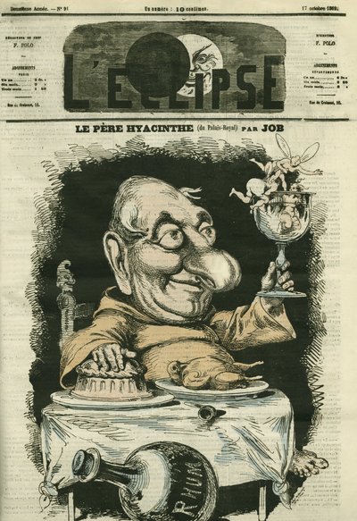 Louis Hyacinthe Duflost dit Hyacinthe (1814-1887), französischer Schauspieler. Titelbild in 