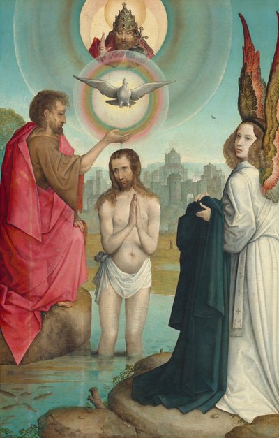 Die Taufe Christi, ca. 1508-1519 von the Elder Juan de Flandes