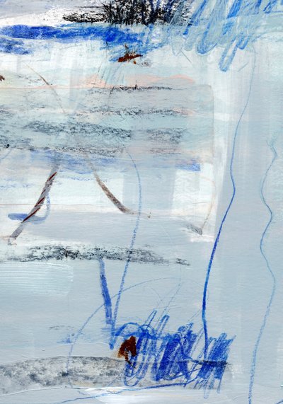 Kühle blaue Abstraktion von uplusmestudio