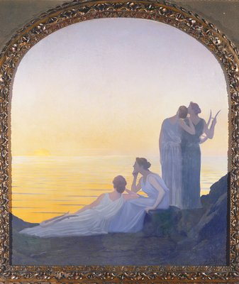 Ein Abend in der Antike, 1908 von Alphonse Osbert