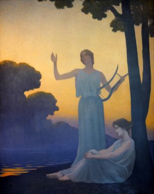 Abends singen von Alphonse Osbert