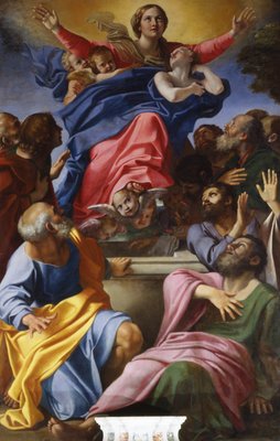 Resultado de imagen de la asunción de la virgen carracci