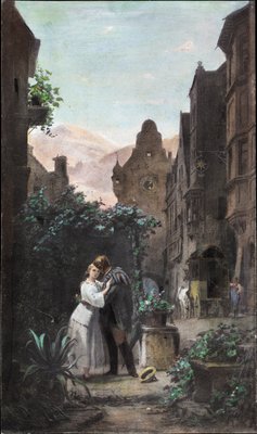 Lebewohl, 1855 von Carl Spitzweg