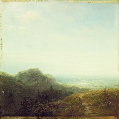 Mit Blick auf das Tal von Carl Spitzweg