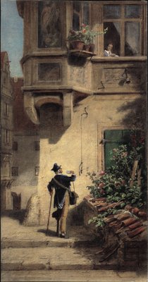 Der Postbote von Carl Spitzweg