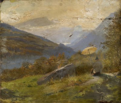 Der Maler, um 1860 von Carl Spitzweg