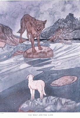 Der Wolf und das Lamm, 1930er Jahre von Charles Robinson