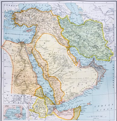 Karte Der Turkei Mittlerer Osten Horn Von Afrika Und