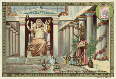 Statue Von Zeus In Olympia Griechenland Von Phidias 534789