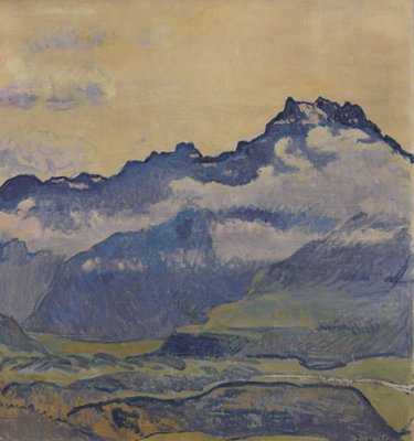 Dents du Midi von Ferdinand Hodler