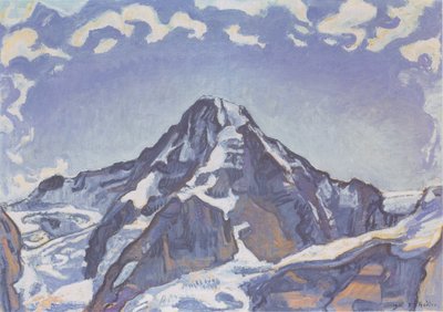 Der Mönch mit Wolken von Ferdinand Hodler