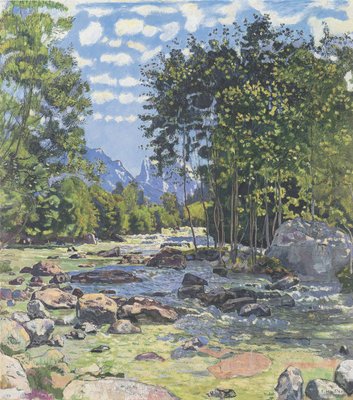 Die Schwarze Lütschine von Ferdinand Hodler