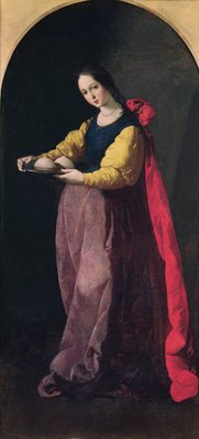 St. Agatha von Francisco de Zurbaran