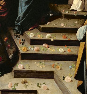 Streulende Blumen (Detail von 109931) von Francisco de Zurbaran