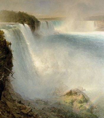 Niagara Falls, von der amerikanischen Seite von Frederic Edwin Church