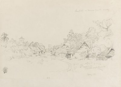 Straße in Mompos, Kolumbien von Frederic Edwin Church