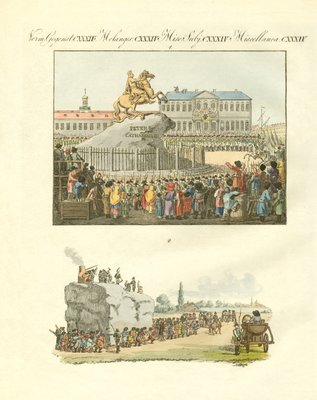 Peter die große Pferdestatue