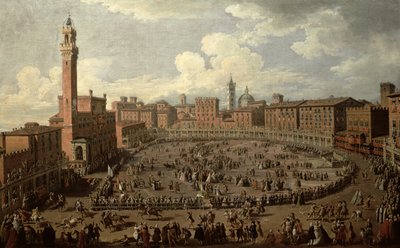 Der Palio Piazza Del Campo Siena