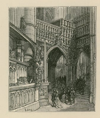 Innenraum Der Westminster Abbey Von Gustave Dore