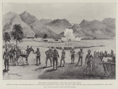 The Indian Frontier Rising With The Buner Field F - 