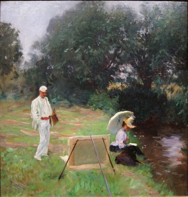 Dennis Miller Bunker Gemälde bei Calcotn von John Singer Sargent