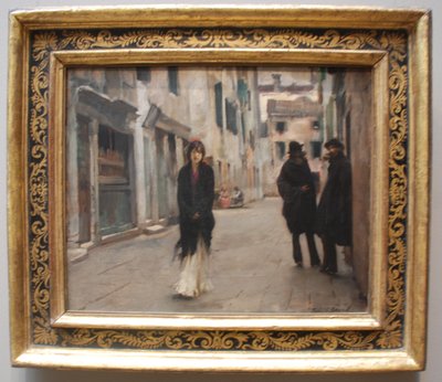 Straße in Venicen von John Singer Sargent