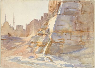 Kairo, c.1891 (Aquarell über Graphit auf Papier) von John Singer Sargent