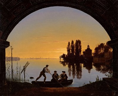 Spreeufer bei Stralau von Karl Friedrich Schinkel
