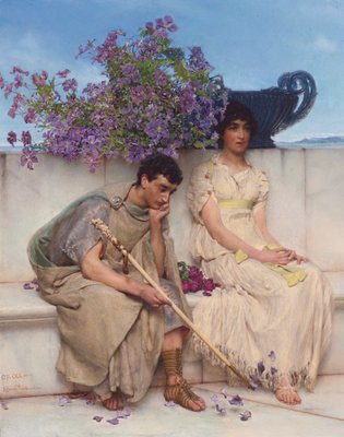 Eine beredte Stille von Lawrence Alma Tadema