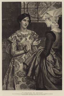 Katharine von Frankreich von Lawrence Alma Tadema
