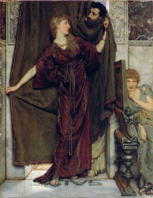 Meine Schwester ist nicht herein, 1879 von Lawrence Alma Tadema