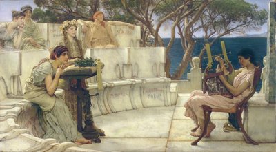 Sappho und Alcaeus, 1881 von Lawrence Alma Tadema