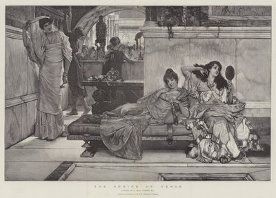 Der Schrein der Venus von Lawrence Alma Tadema