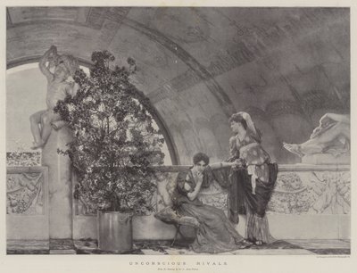 Unbewusste Rivalen von Lawrence Alma Tadema