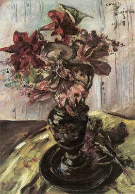  Blumenstillleben mit Kallan von Lovis Corinth
