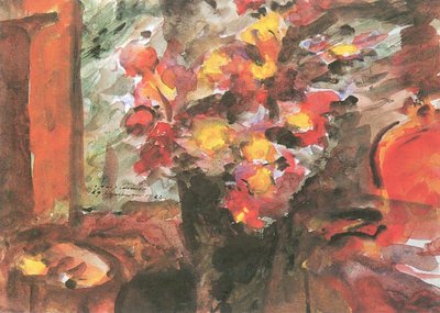  Blumenstilllebenn  von Lovis Corinth