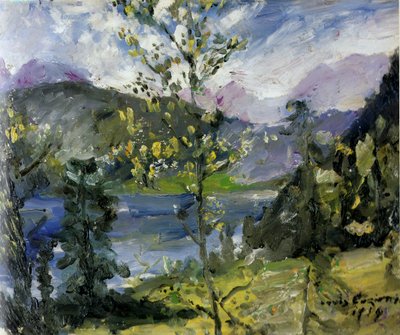  Oktoberschnee am Walchensee von Lovis Corinth