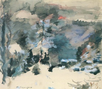  Walchensee im Wintern von Lovis Corinth