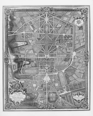 Generalplan Der Stadt Und Schloss Von Versailles Mit S 299204