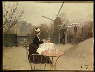 Essen Al Fresco von Ramon Casas i Carbo