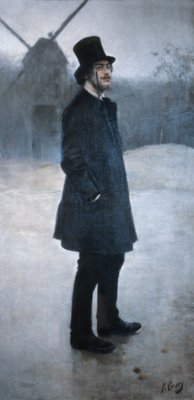 El Bohemio, Dichter von Montmartre von Ramon Casas i Carbo