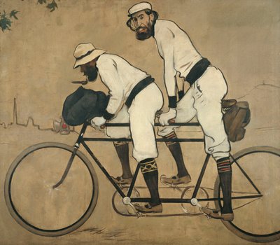 Ramon Casas und Pere Romeu auf einem Tandem von Ramon Casas i Carbo