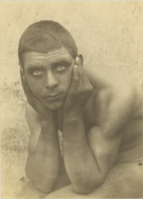 Untitled (Sitzender männlicher Akt) von Baron Wilhelm von Gloeden