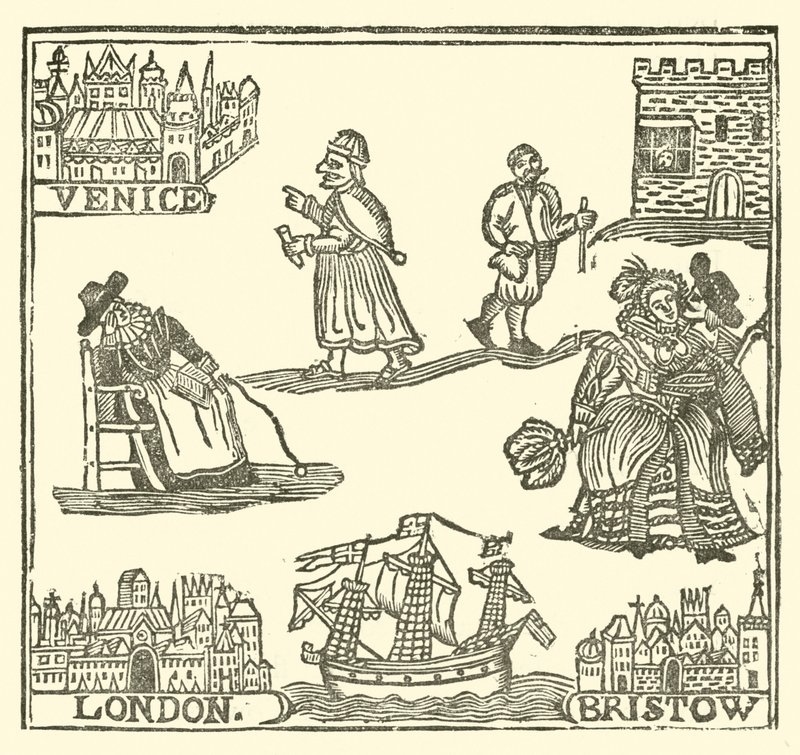 Illustration für The Roxburghe Ballads von (after) English School